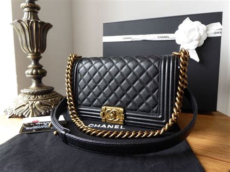 chanel boy caviar gold hardware|The Ultimate Guide to the Chanel Boy Bag .